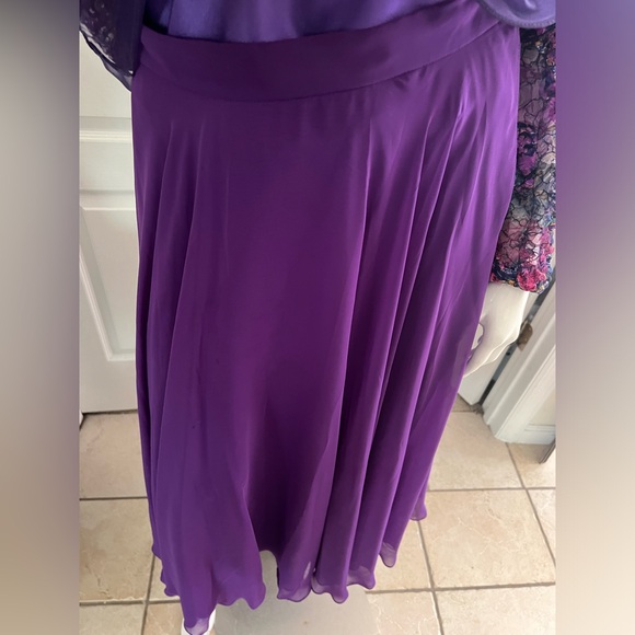 Farinae Collections 2pc Purple Multicolor Chic Textured Jacket 10* - Picture 17 of 17